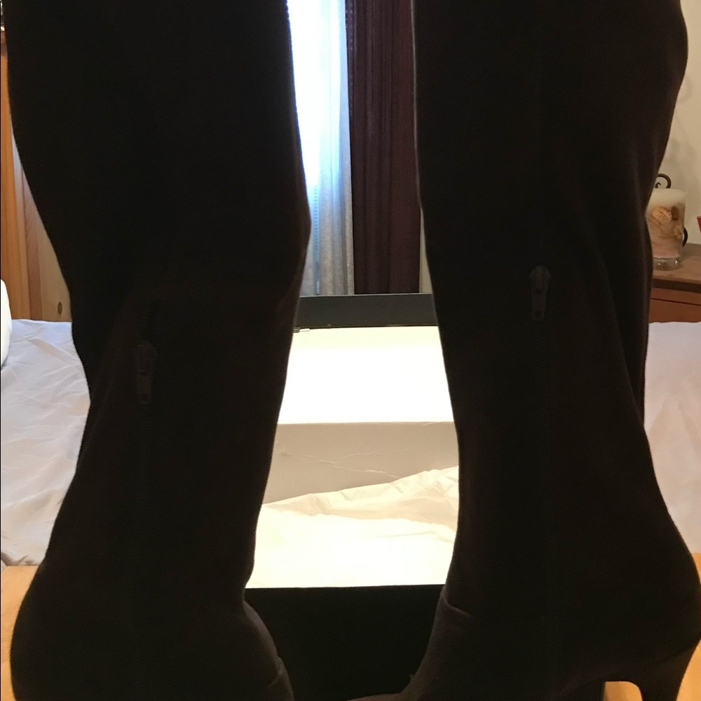 I.N.C.  10 women dark cocoa knee-high boots
